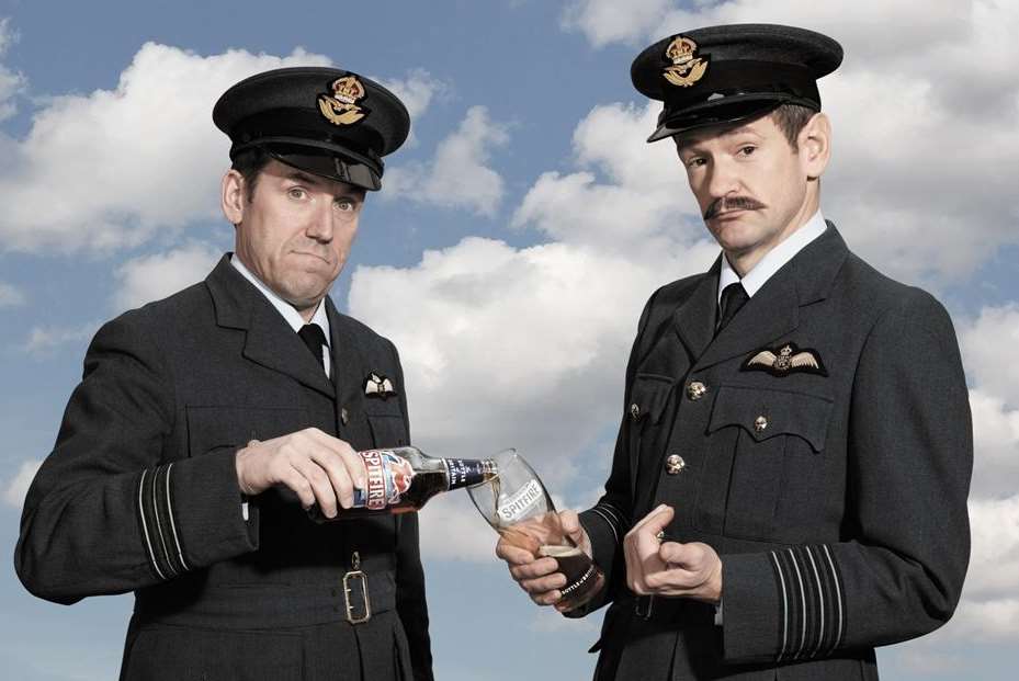 Comedy duo Armstrong and Miller raise a glass to new Spitfire Ale ad campaign