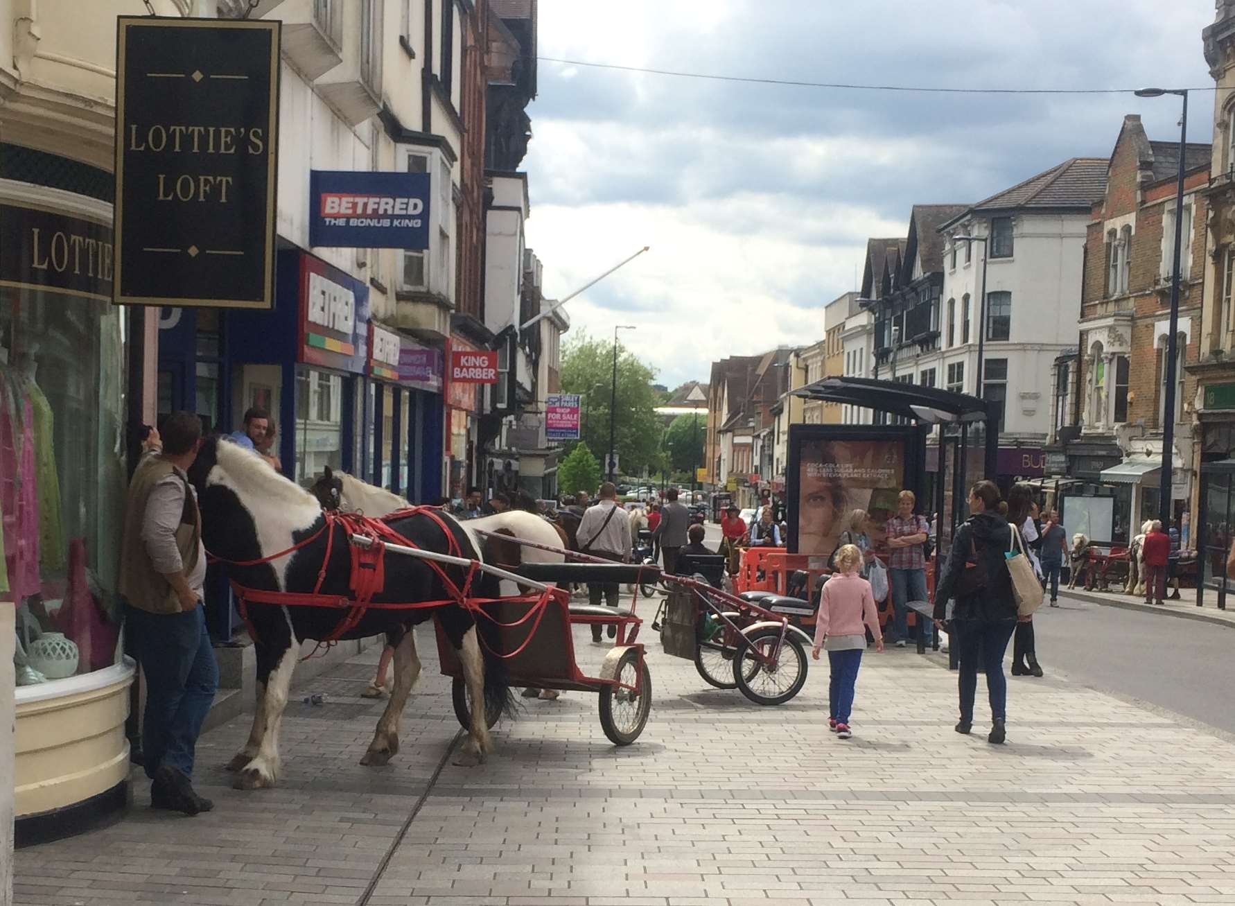 The horses left just after 3pm