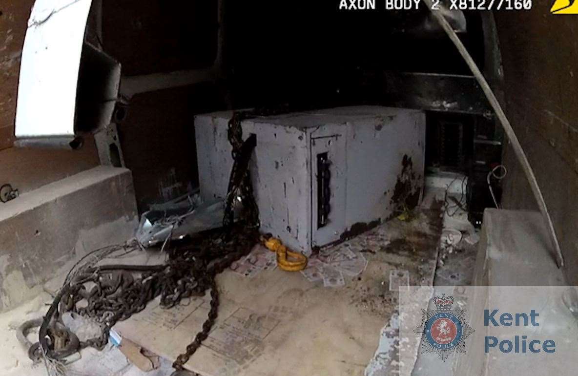 Machine in the back of the van. Picture: Kent Police (28093373)