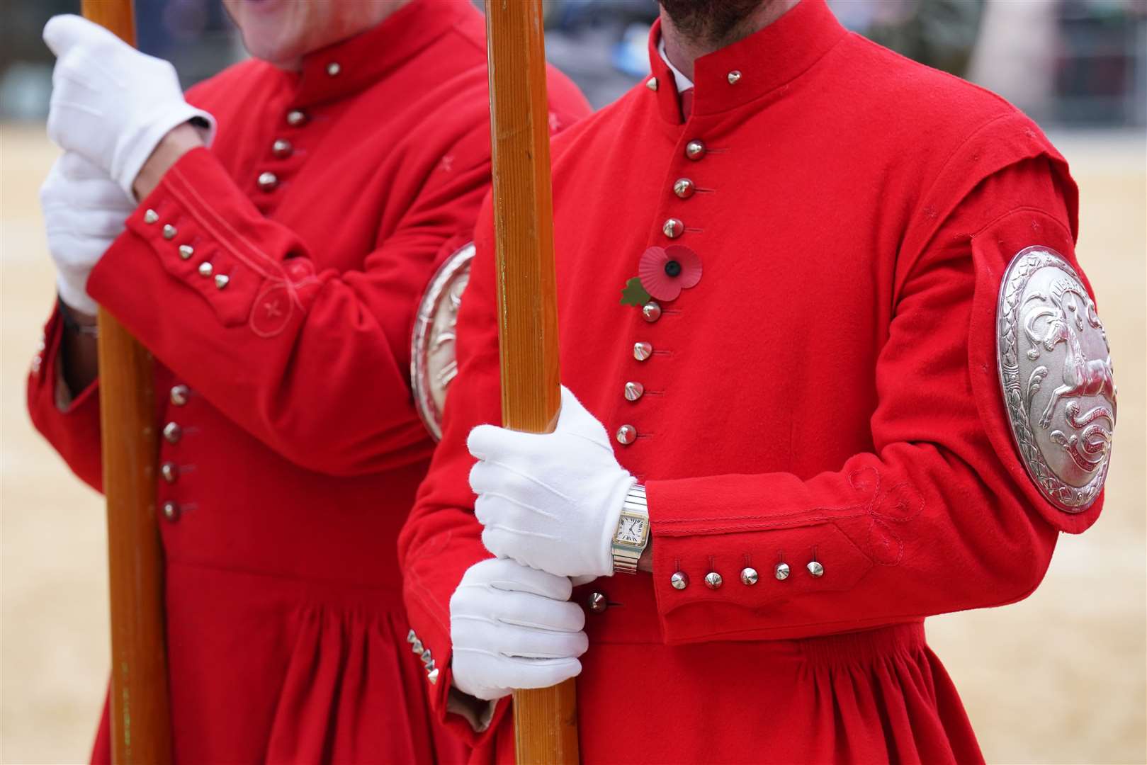 The Lord Mayor’s Show includes traditional uniforms from the City of London’s heritage (Jonathan Brady/PA)