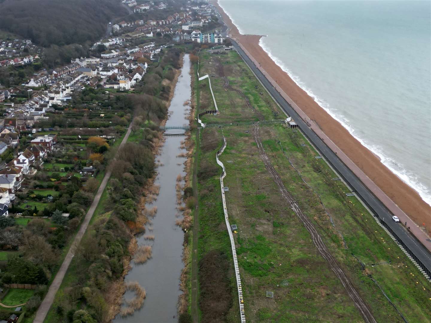 A private developer has offered to buy the Princes Parade site in Hythe from the district council. Picture: Barry Goodwin/KM Group