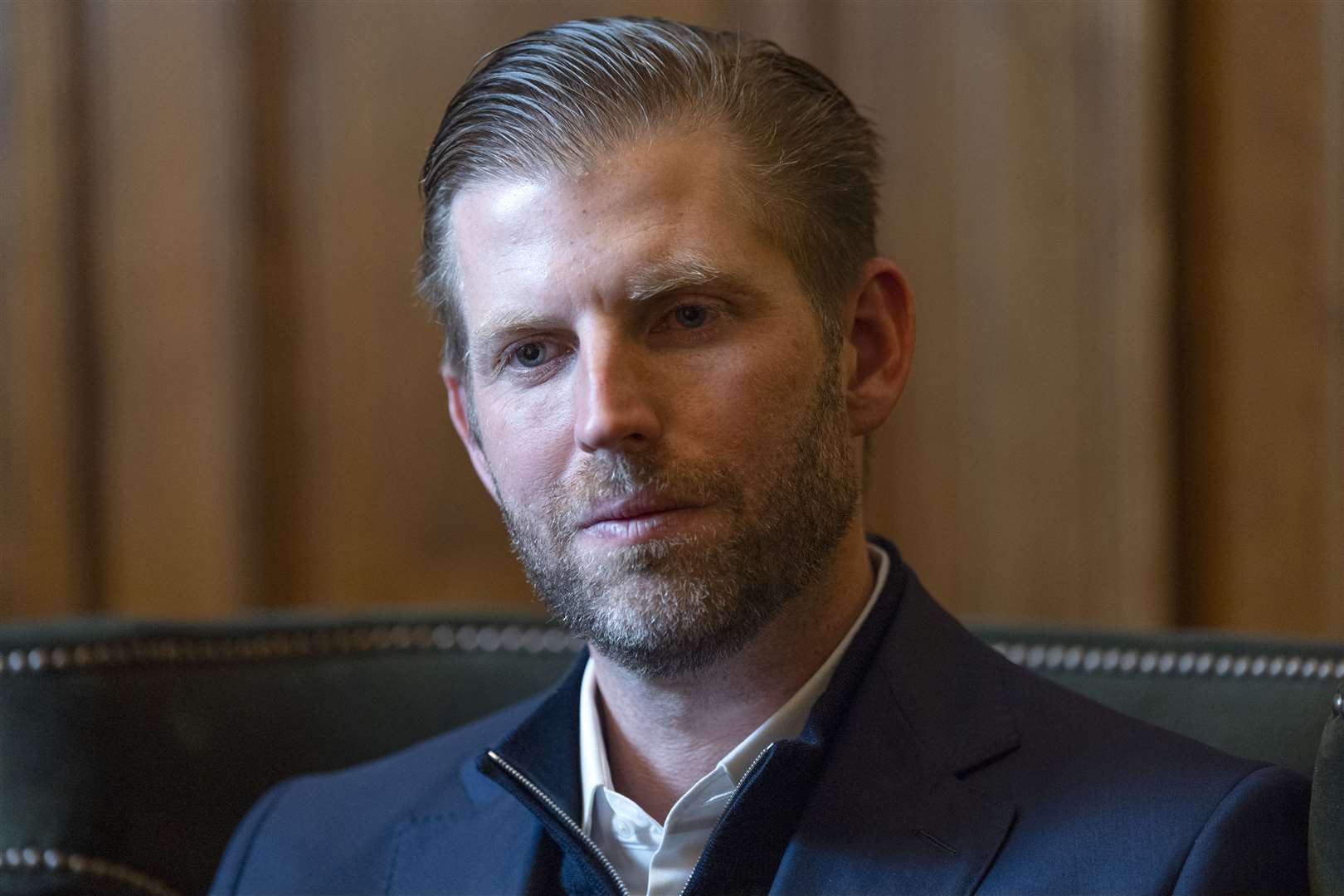 Eric Trump during an interview with the PA news agency at Trump International Golf Links near Balmedie, Aberdeenshire (Jane Barlow/PA)