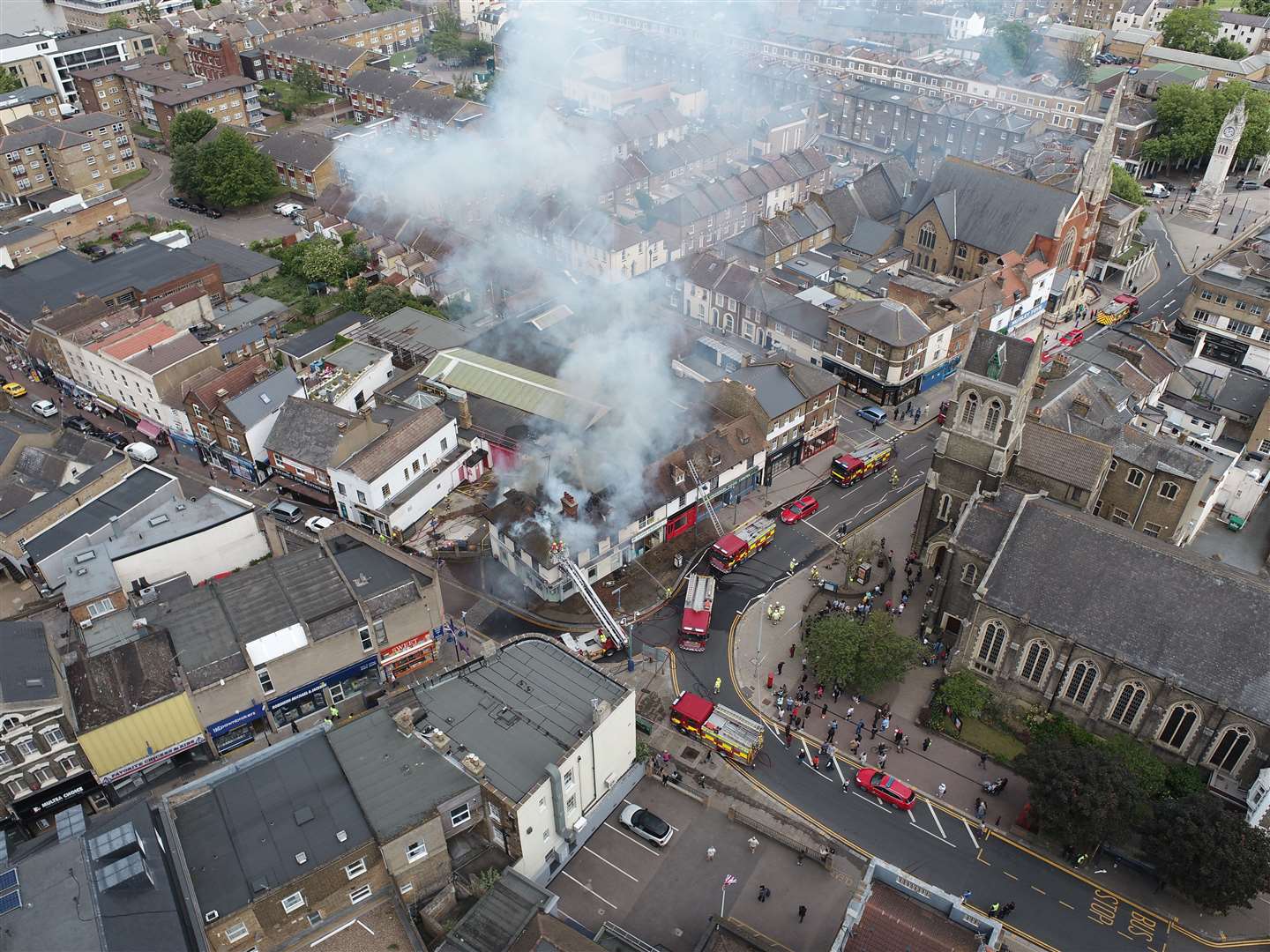 The former New Inn pub in Gravesend from above. Picture: High Profile Aerial