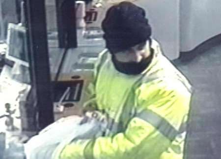 An image captured during the Lloyds TSB raid