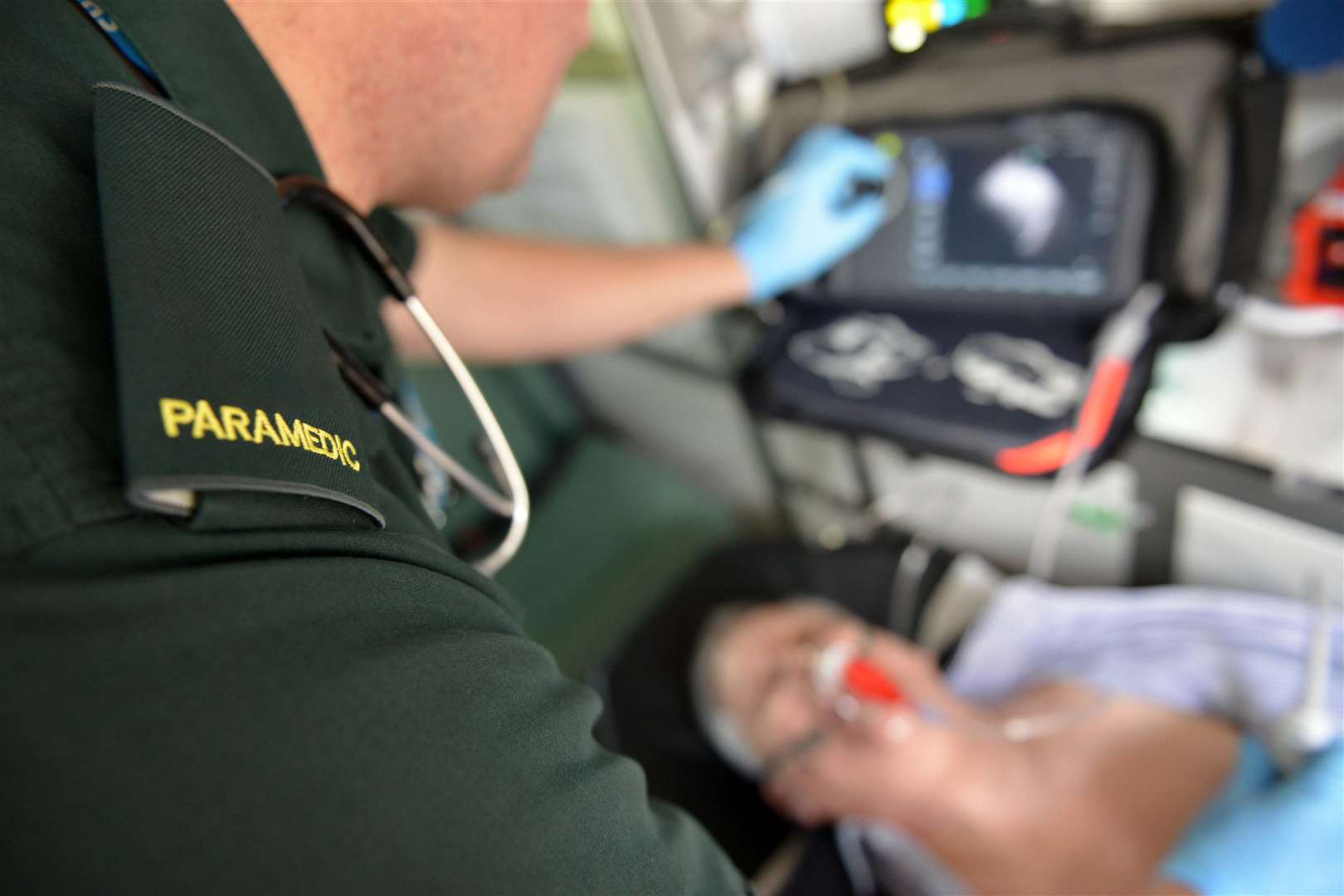 Simon Trafford was working as a paramedic at the time. Stock image