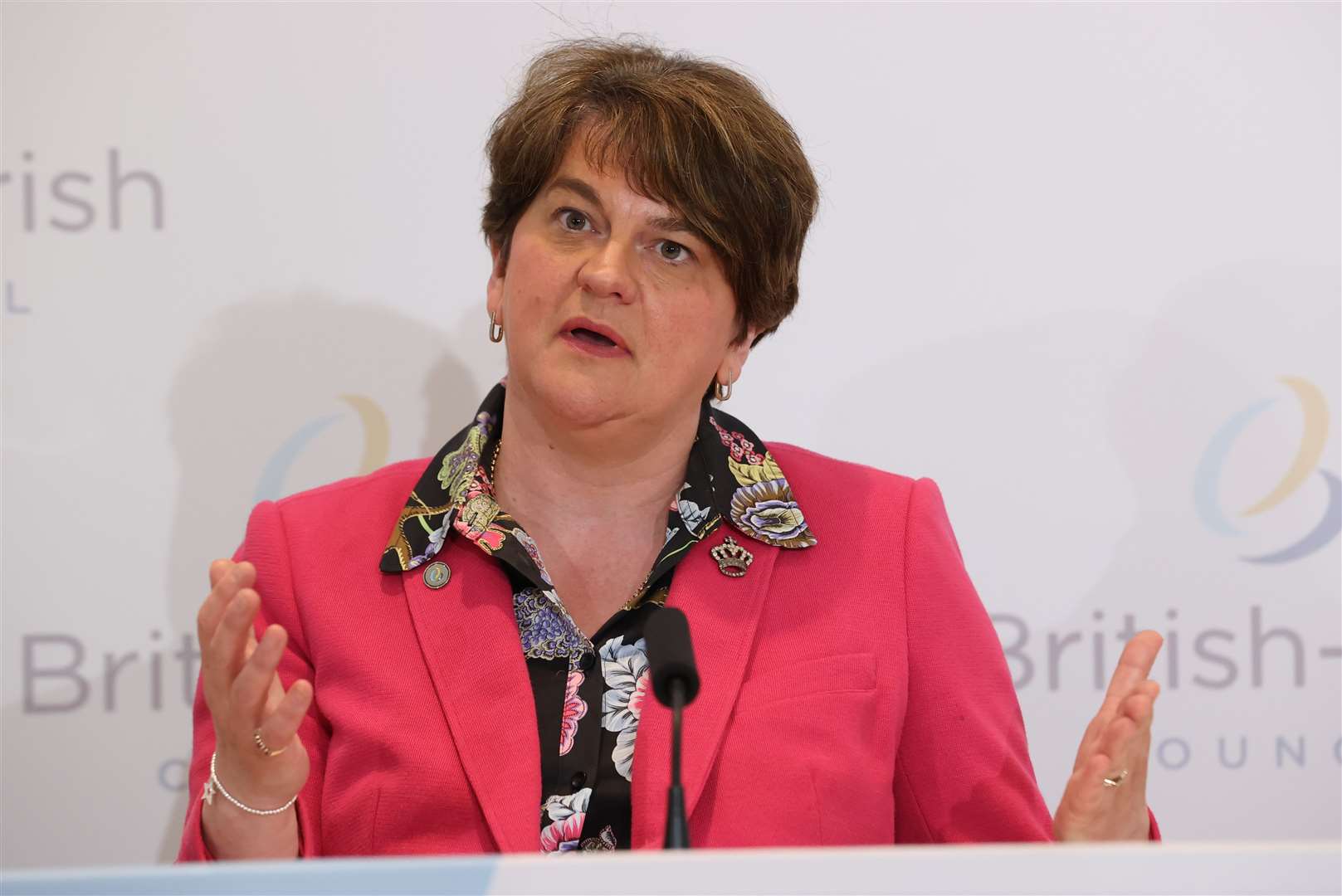 Former DUP leader and First Minister Arlene Foster (Liam McBurney/PA)