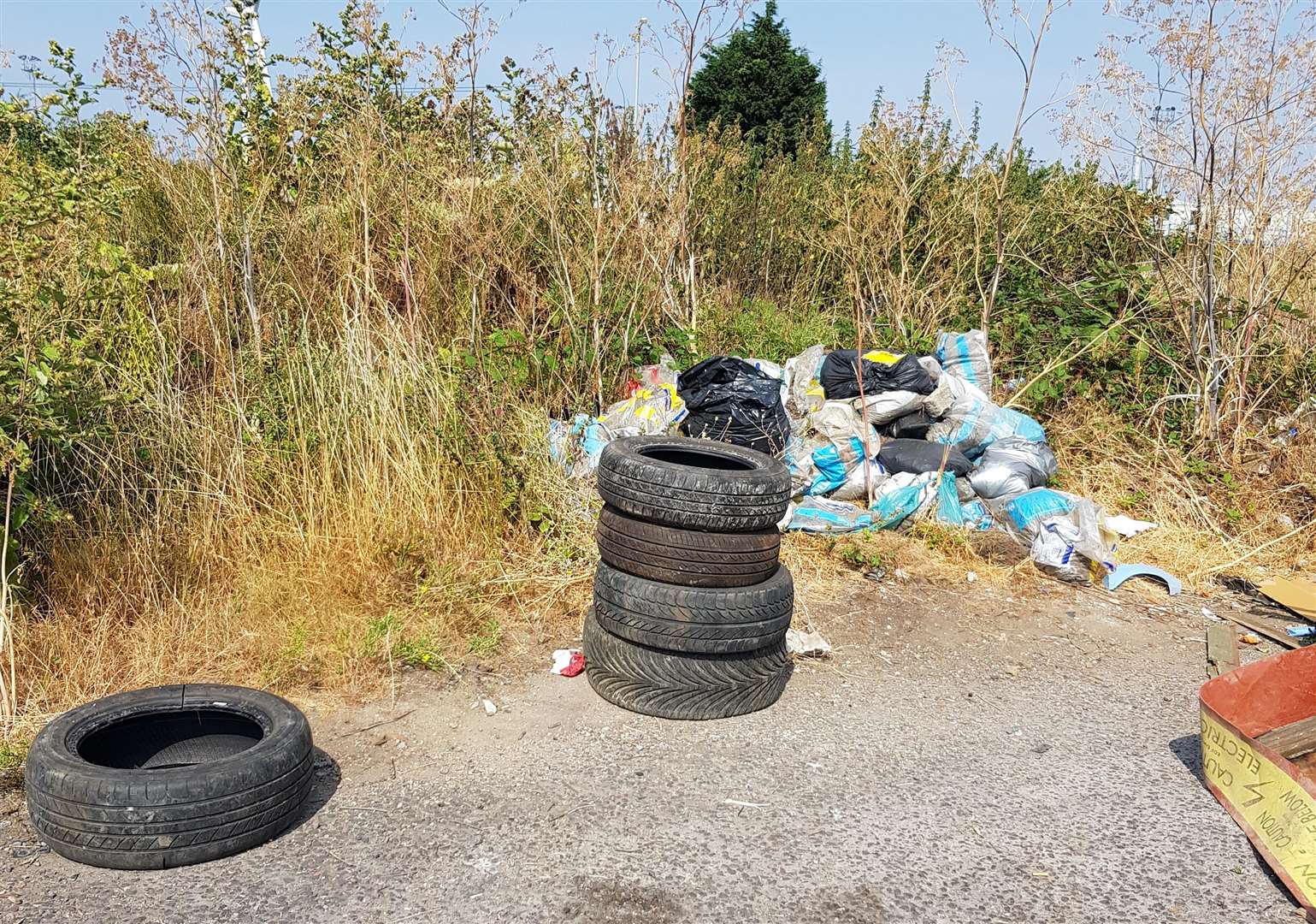 Fly-tipping at West Minster