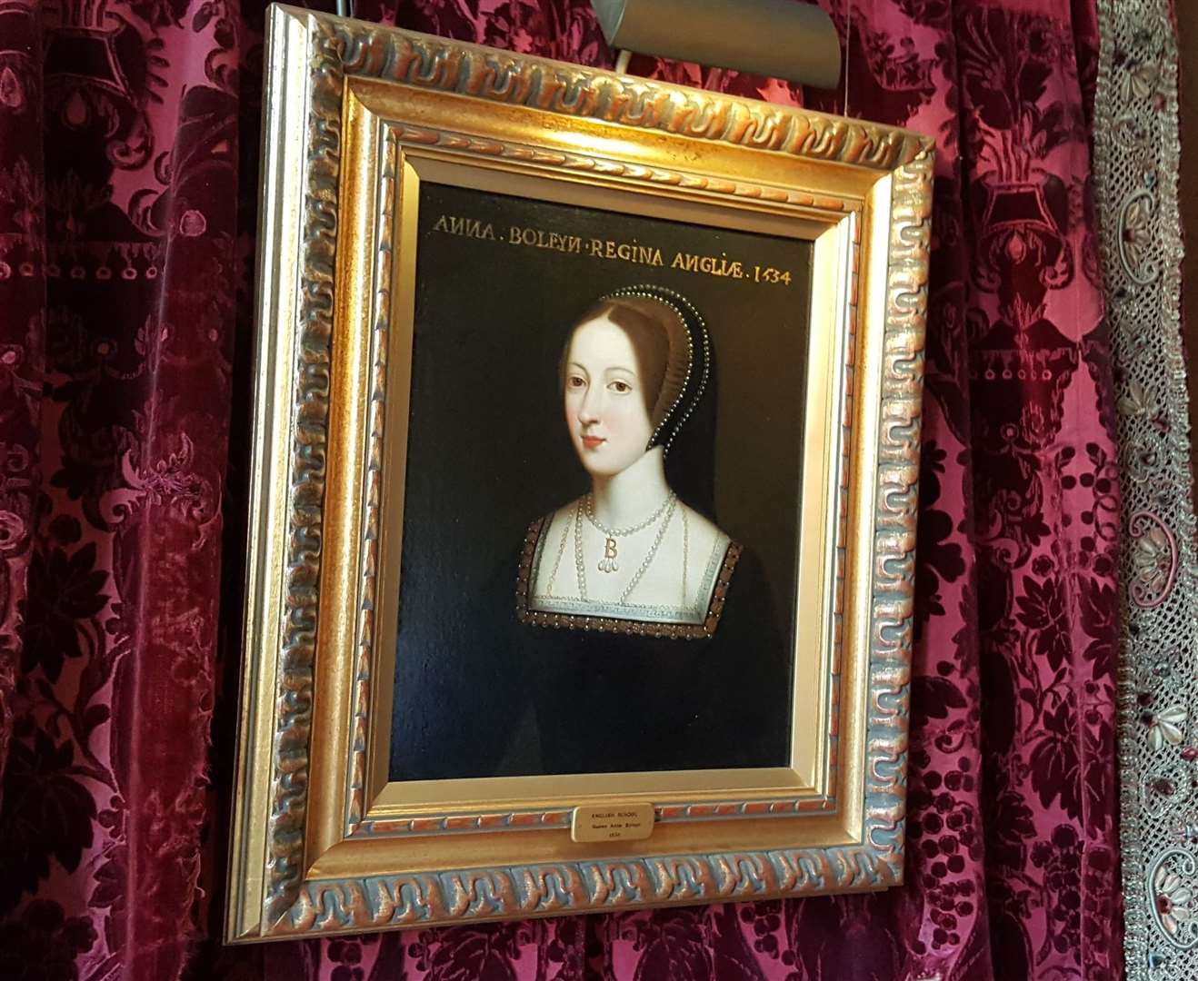 A portrait of Anne Boleyn at Hever