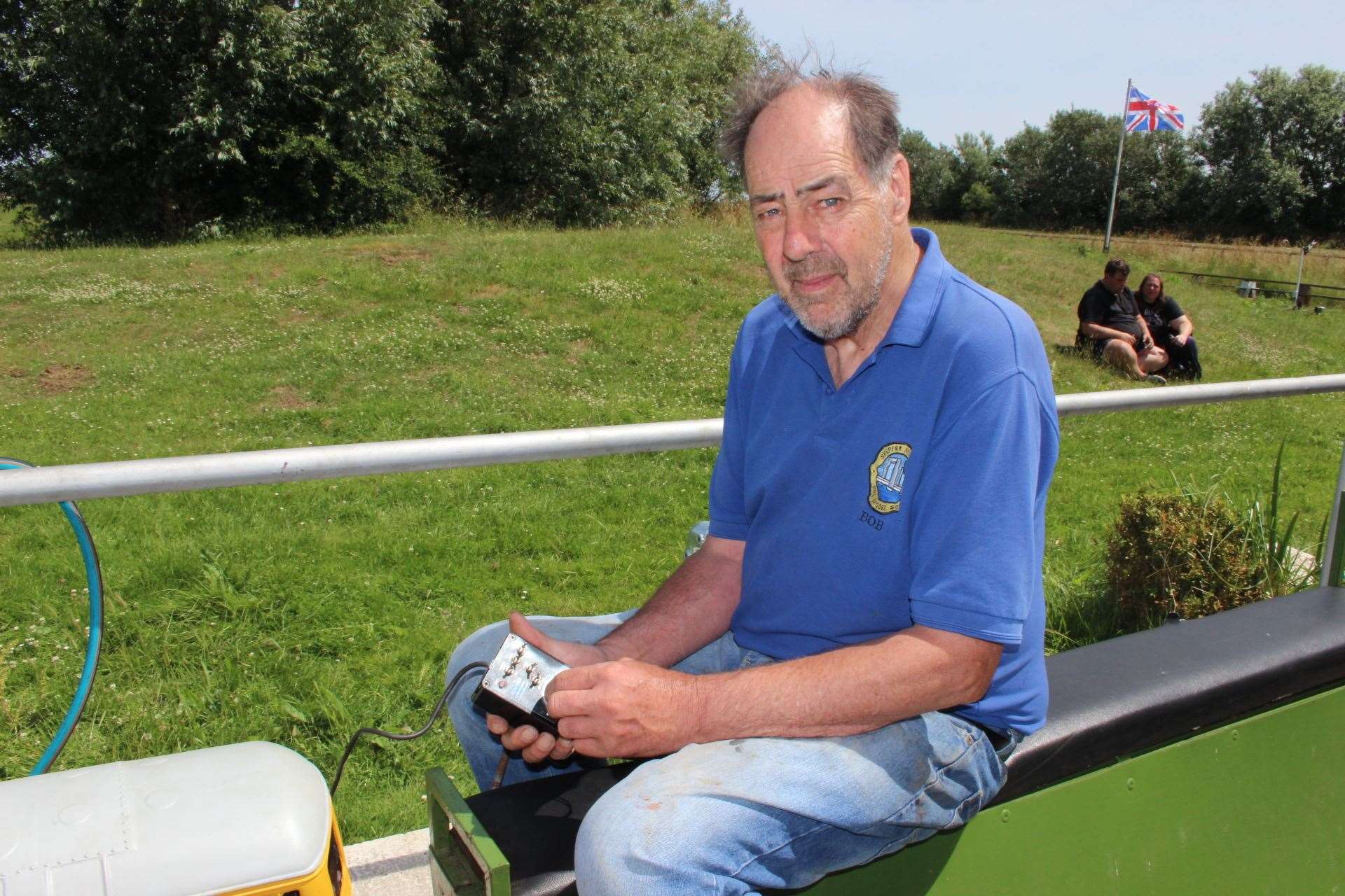 Robert Dawson, chairman of Sheppey Miniature Model Engineering Society at Barton's Point, Sheerness. Picture: John Nurden (12486510)