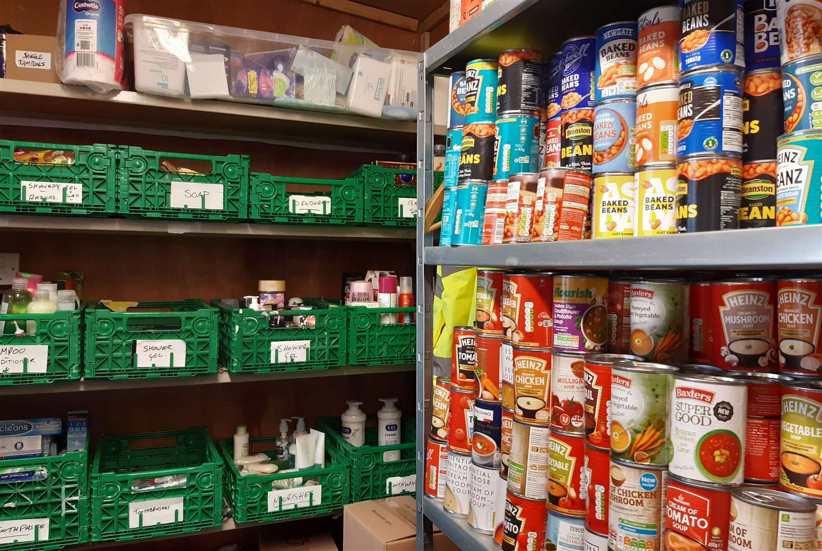 Maidstone Homeless Care runs a food bank