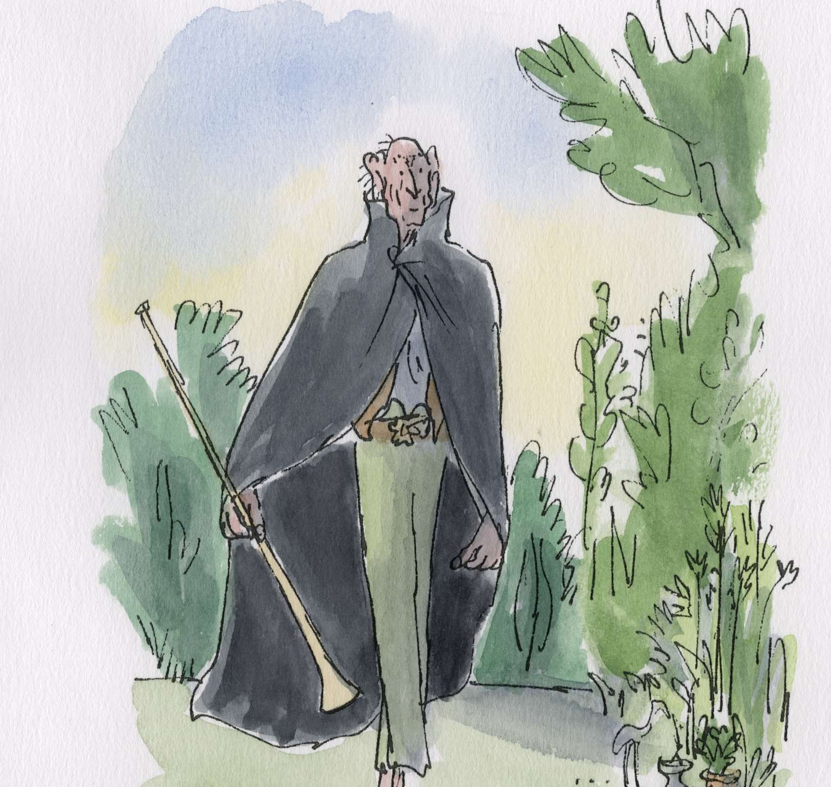 Quentin Blake's illustrations will be in BFG In Pictures Picture: The House of Illustration