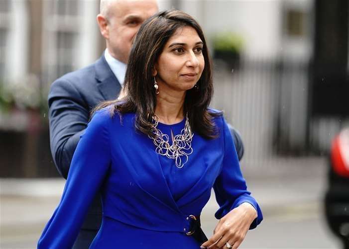 Home secretary Suella Braverman lost her job in the reshuffle