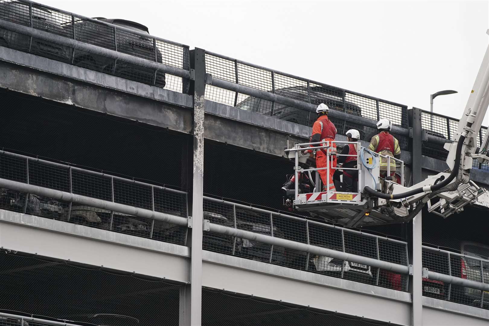 A London Luton Airport spokesperson thanked customers for their patience (Jordan Pettitt/PA)