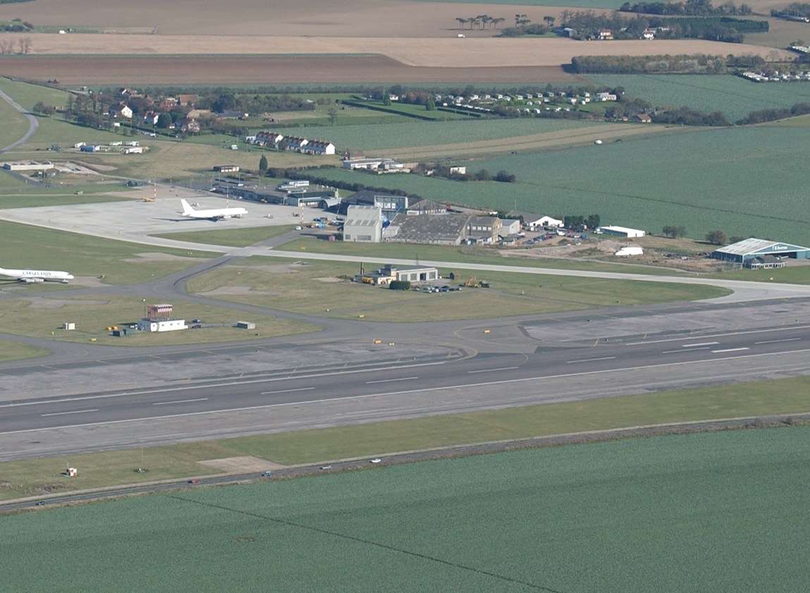 The Manston airport site from above. Picture: Simon Burchett