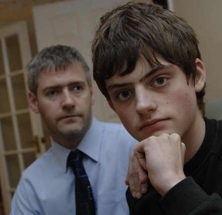 Kieran Hunt, 15, and dad Alex say the lastest incident is the last straw