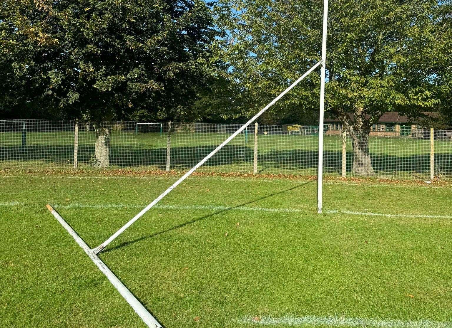 Goalposts and nets at Deal and Betteshanger Rugby Club damaged by vandals twice in one month