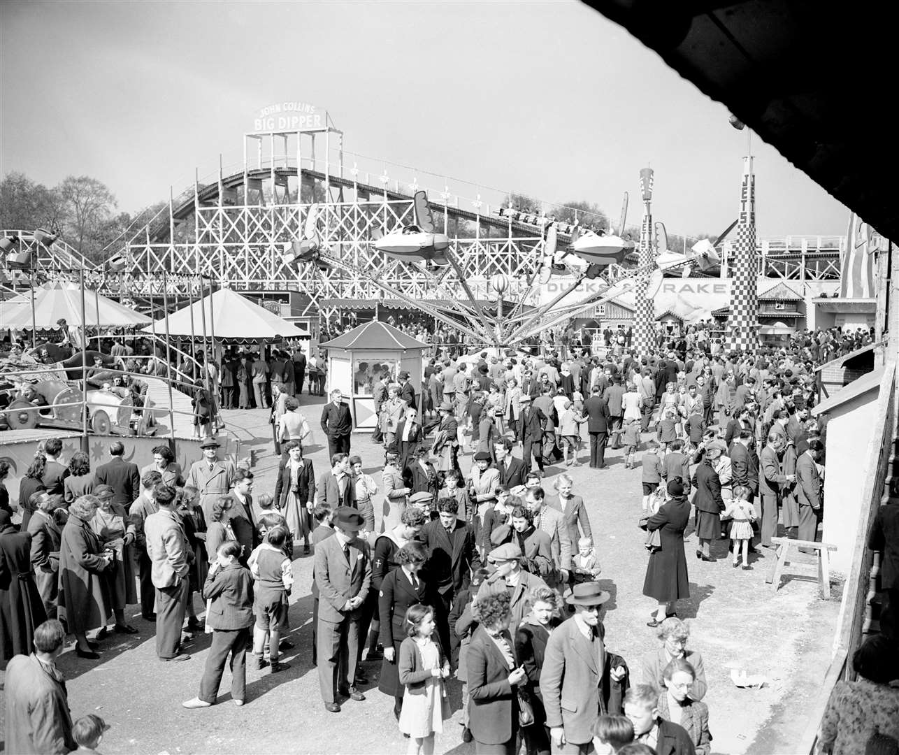 The Big Dipper rollercoaster in 1951 (PA)