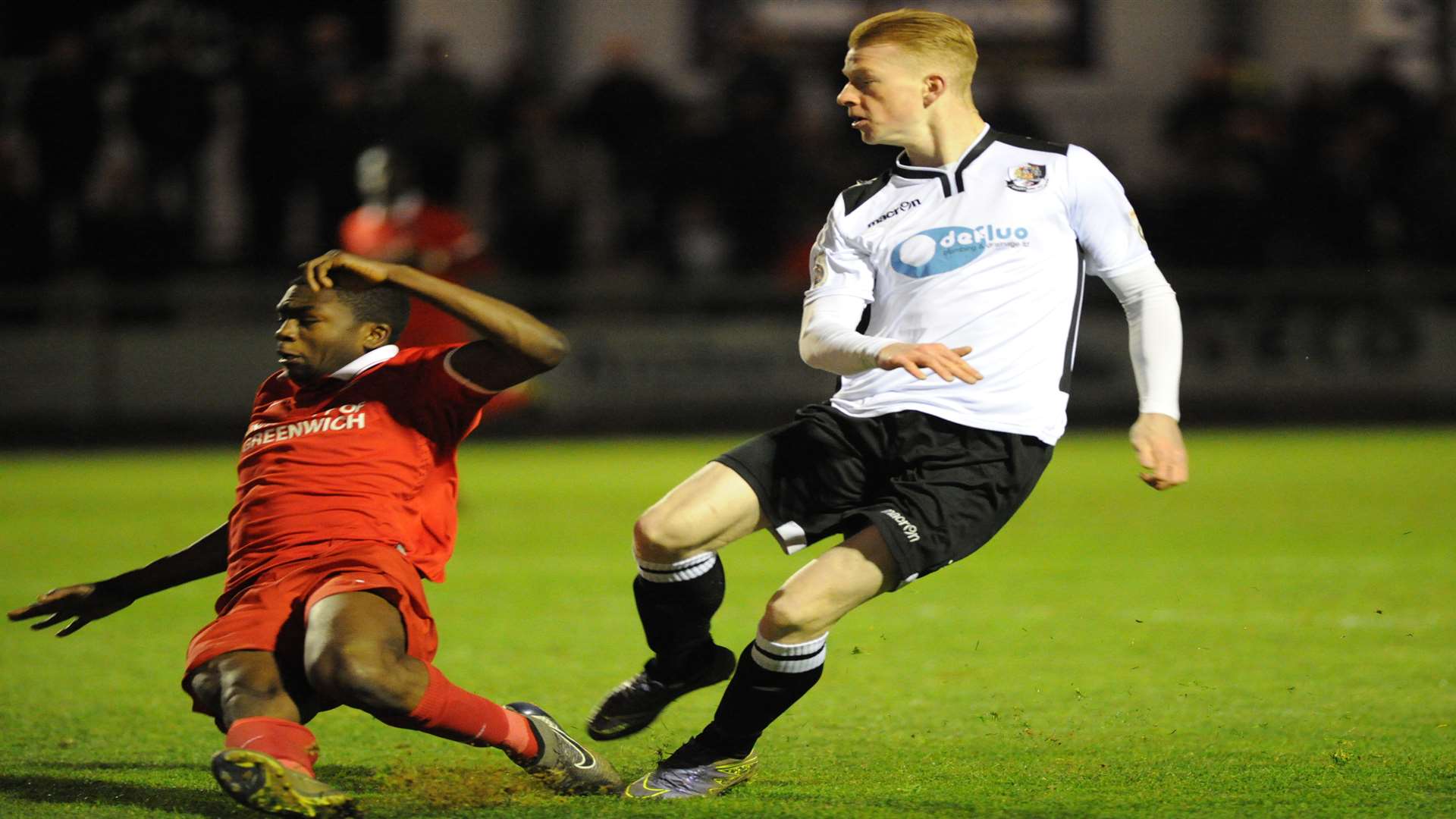 Dartford academy striker Ben Francis on his goal in the Kent Senior Cup