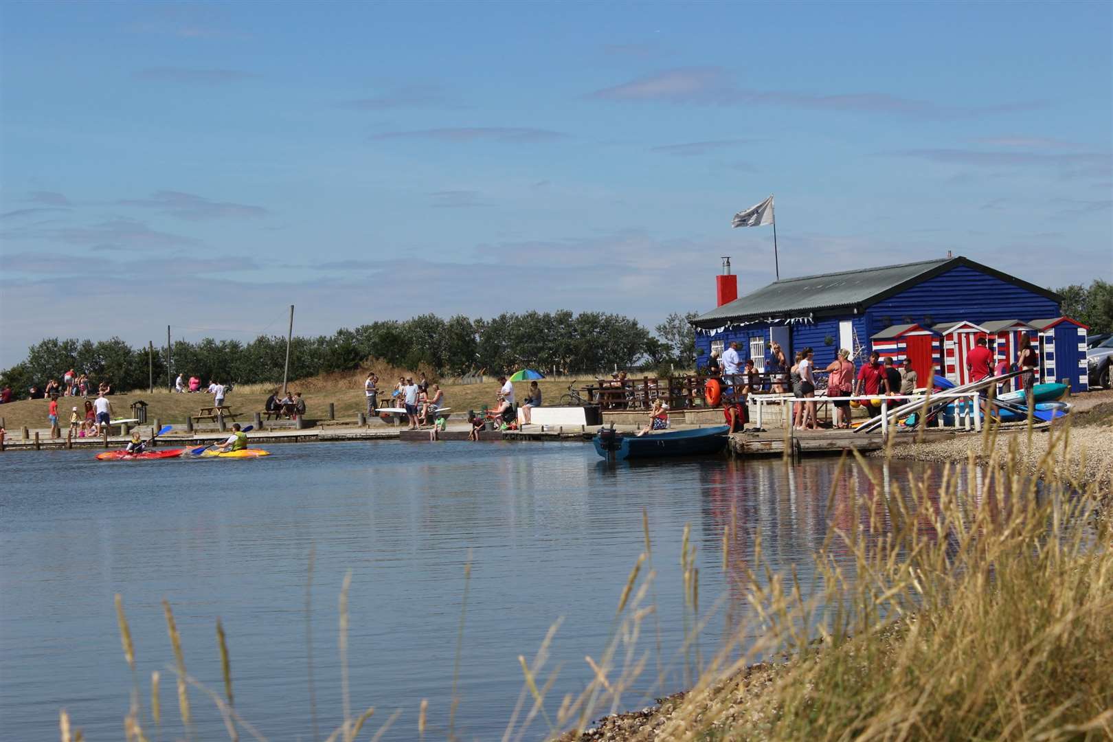 Barton's Point coastal park in the summer