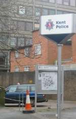 Trees and shrubs went missing from Ashford Police Station