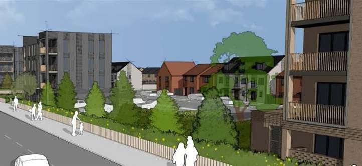 Artist impressions of the Taylor Wimpey development plans at Stone Pit near Dartford. Picture: Taylor Wimpey