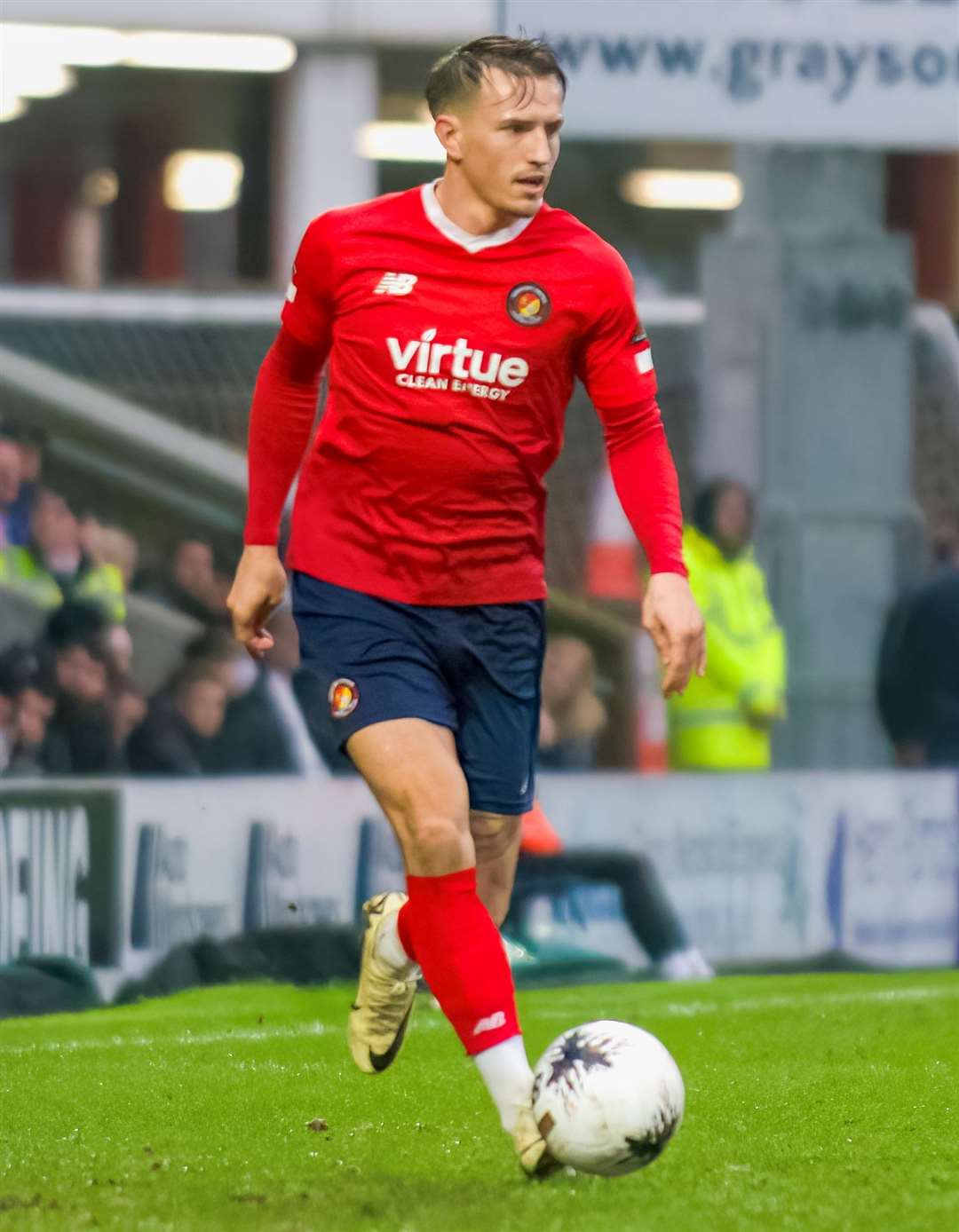 Ebbsfleet’s Ben Chapman - has started the last eight league games. Picture: Ed Miller/EUFC