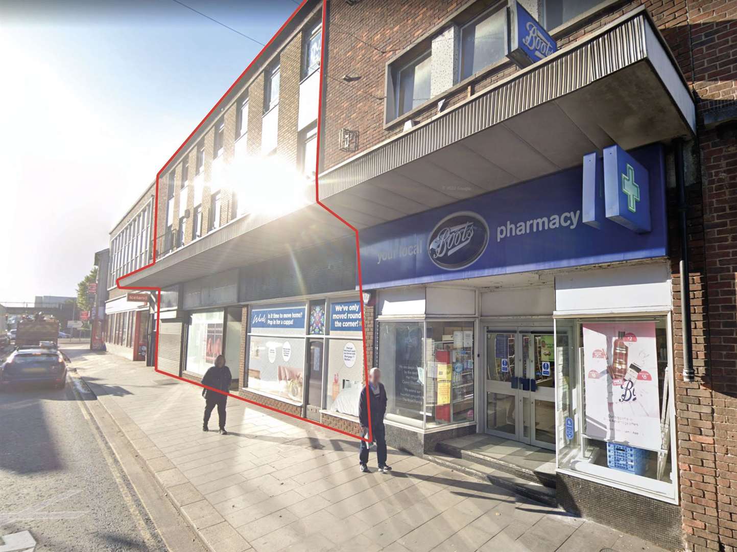 The marketplace would sit between Iceland and Boots. Picture: Improve Strood | Tanvi Paul