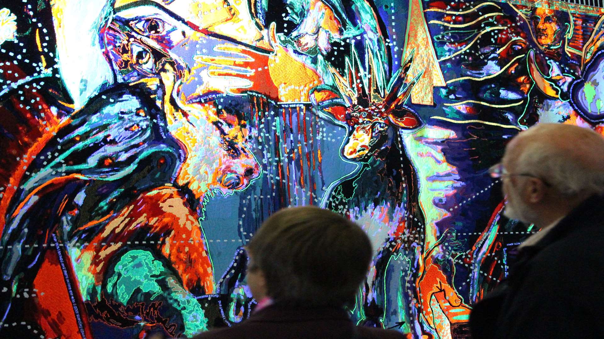 The Tapestry of Light is on show throughout the Canterbury Festival