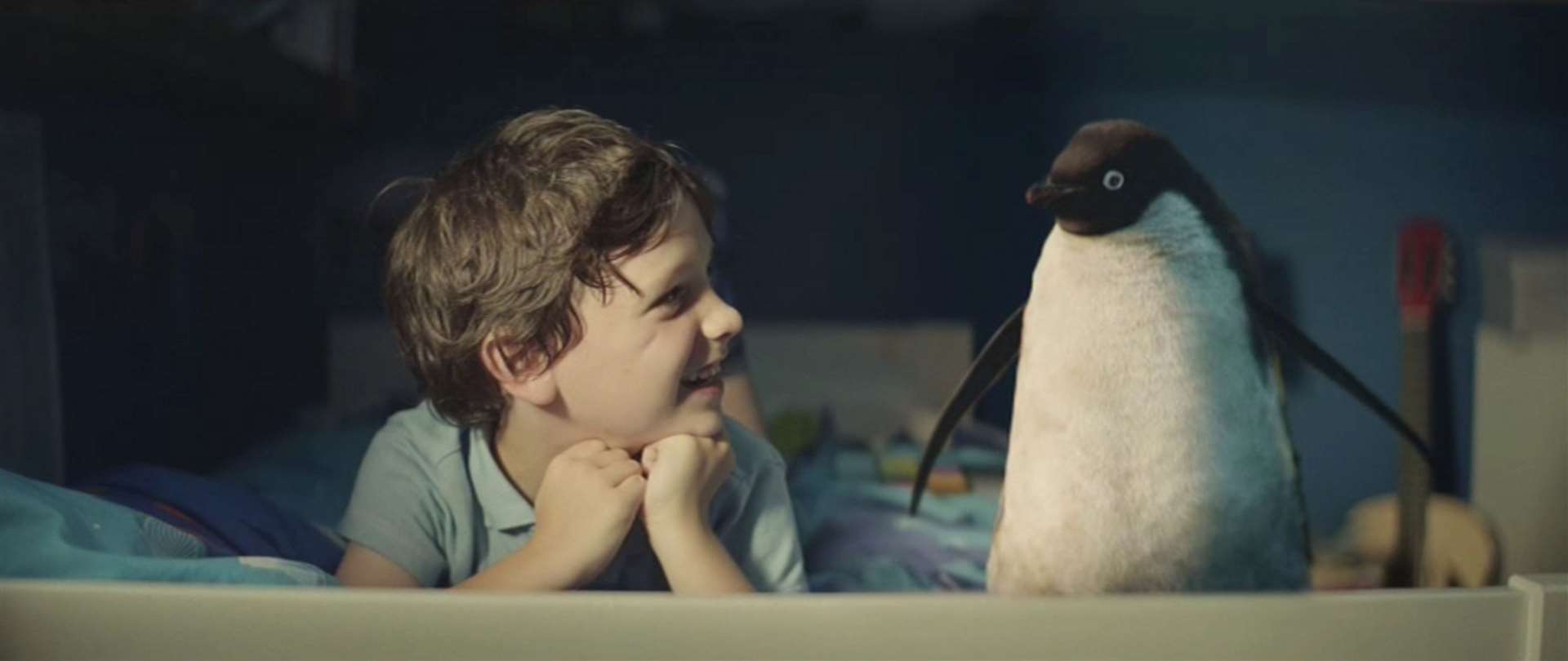 Sam and Monty the penguin (PA)