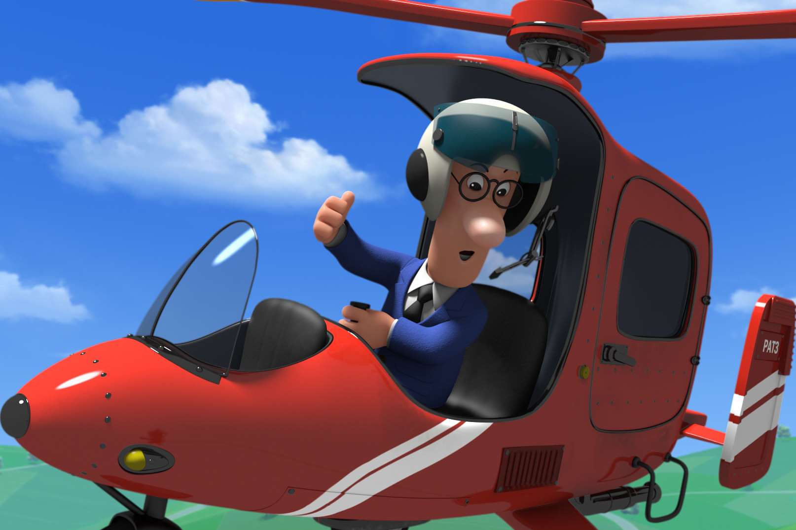 Postman Pat (voiced by Stephen Mangan), in Postman Pat: The Movie. Picture: PA Photo/Lionsgate