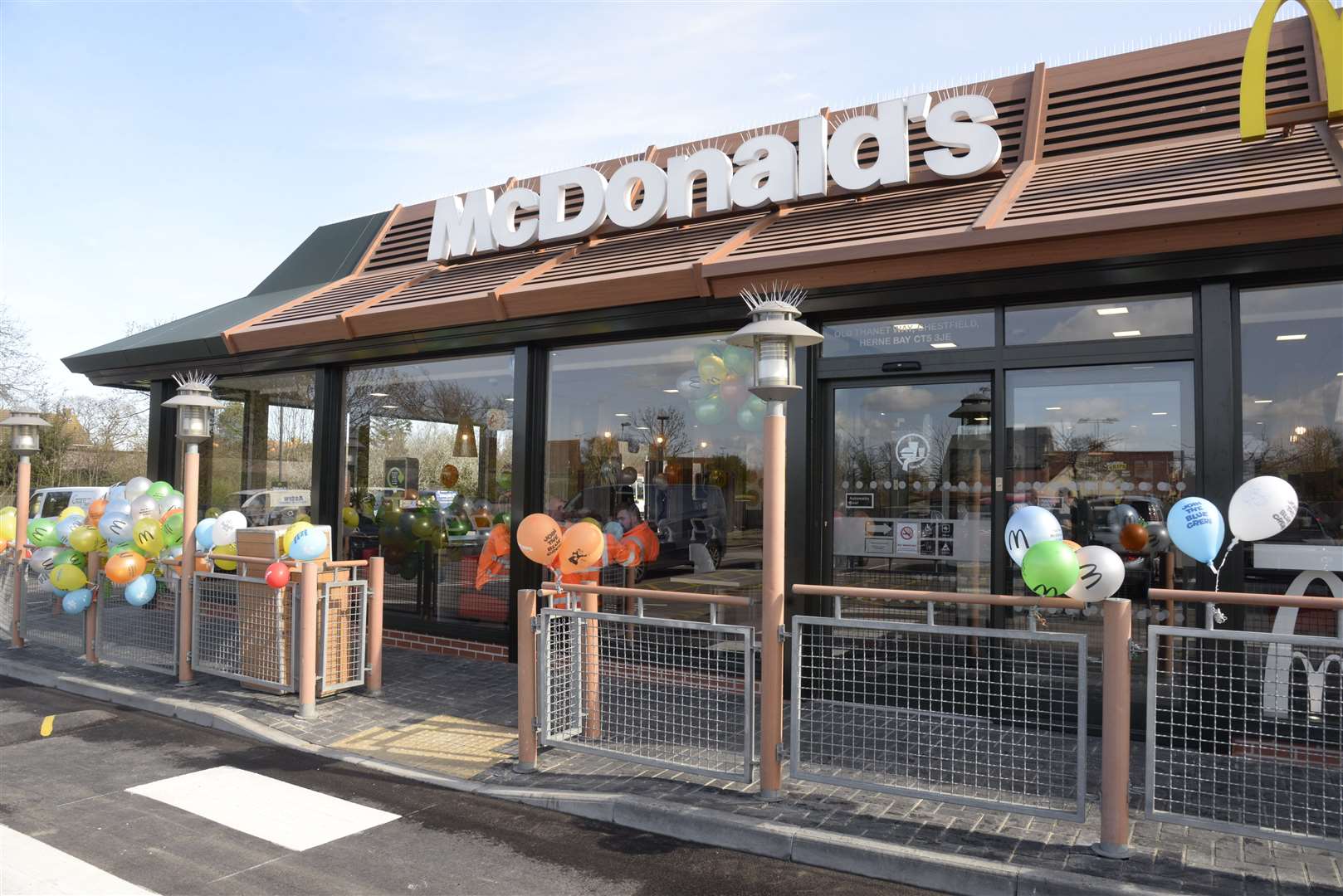 Police were called to the Chestfield McDonald's, off the Old Thanet Way. Picture: Chris Davey