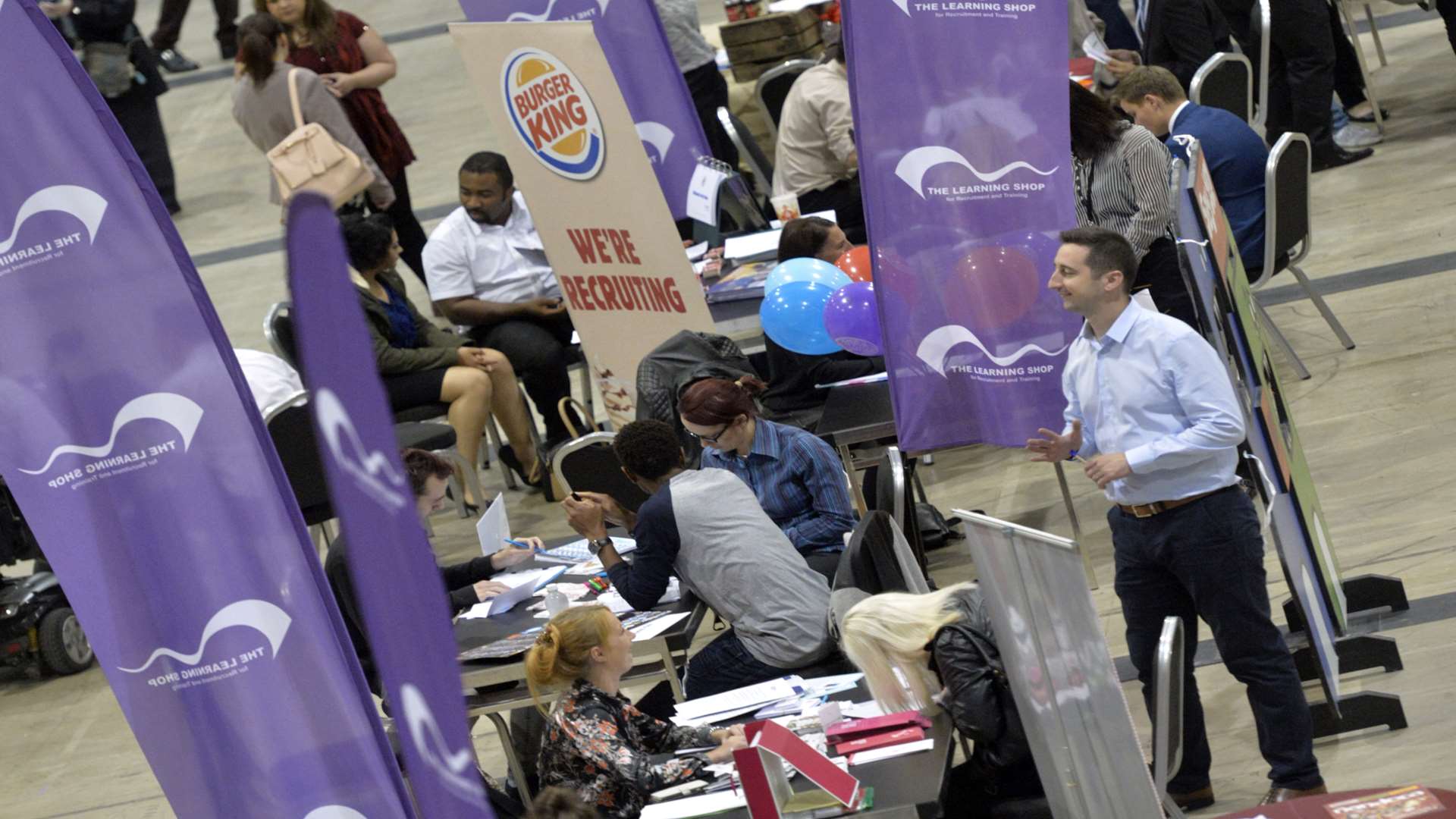 More than 5,000 people attended the Bluewater jobs fair