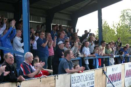 LOYAL: Tonbridge Angels fans have stuck by the club despite relegation