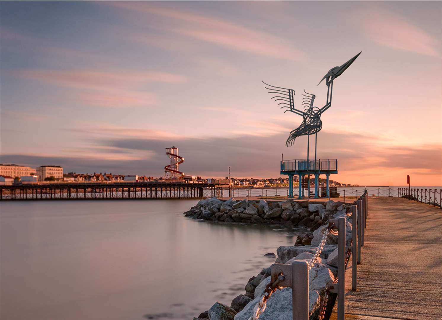 The design for the heron sculpture on Neptune's Arm in Herne Bay. Picture: Jason Hollingsworth