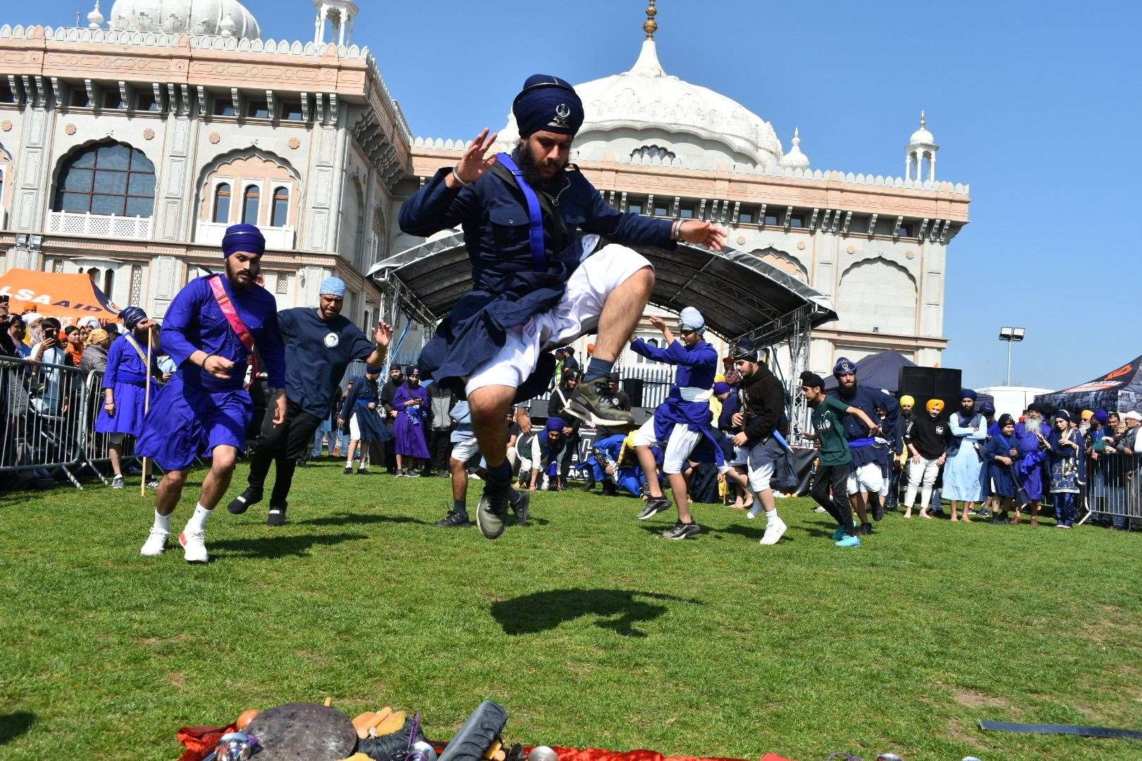 Vaisakhi parade in Gravesend, Saturday, April 16, 2022. Picture: Jason Arthur