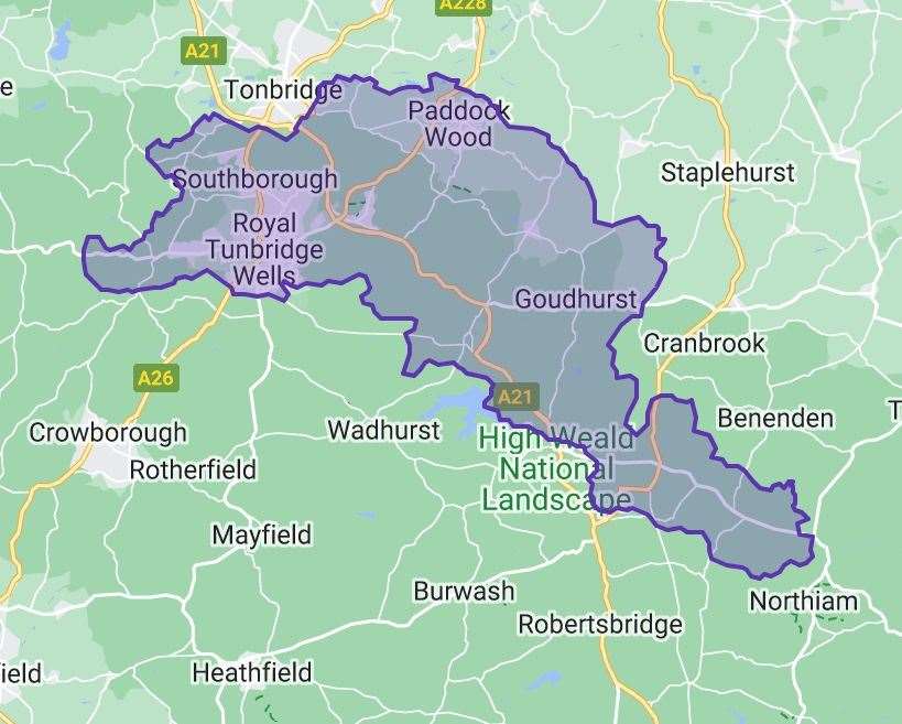 Kent general election: The Tunbridge Wells constituency and the ...