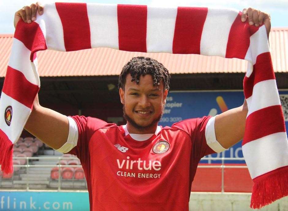 Ebbsfleet have signed defender Giles Phillips. Picture: EUFC