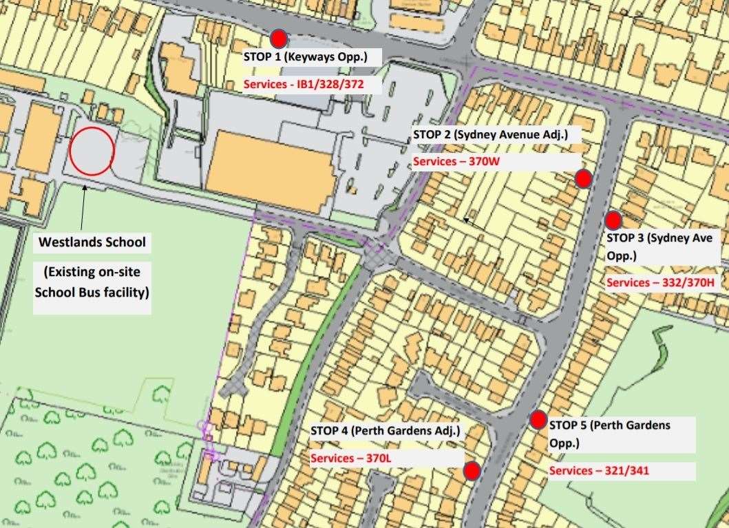 Westlands School bus plan