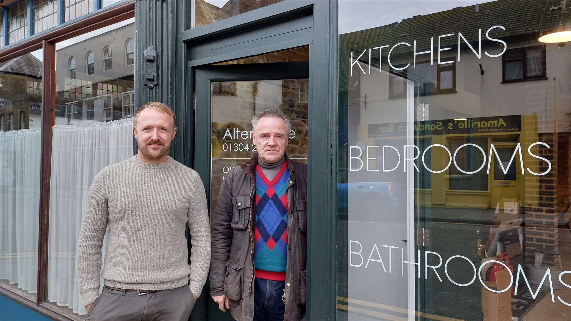 Tom and Ian Buchanan from Alternative Kitchens in Worthington Street say the proposals are ‘ridiculous’