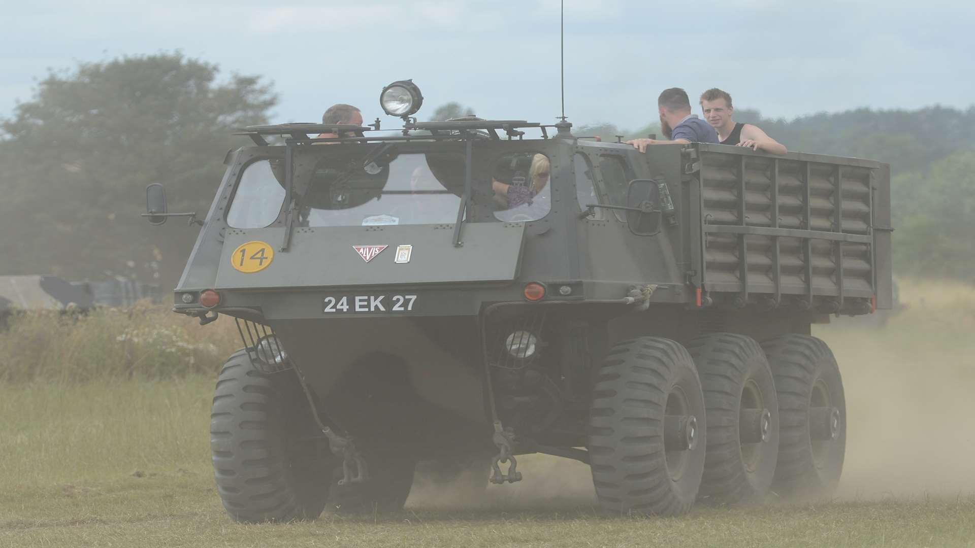 Scene from this year's War and Peace Revival, which started yesterday (Wednesday).