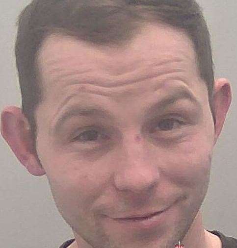 Nathan Palmer stole an expensive iPhone from a man while at Medway Maritime Hospital. Photo: Kent Police