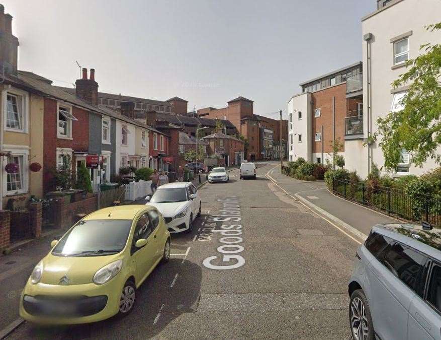 The alleged assault occurred in Goods Station Road, Tunbridge Wells. Picture: Google Maps