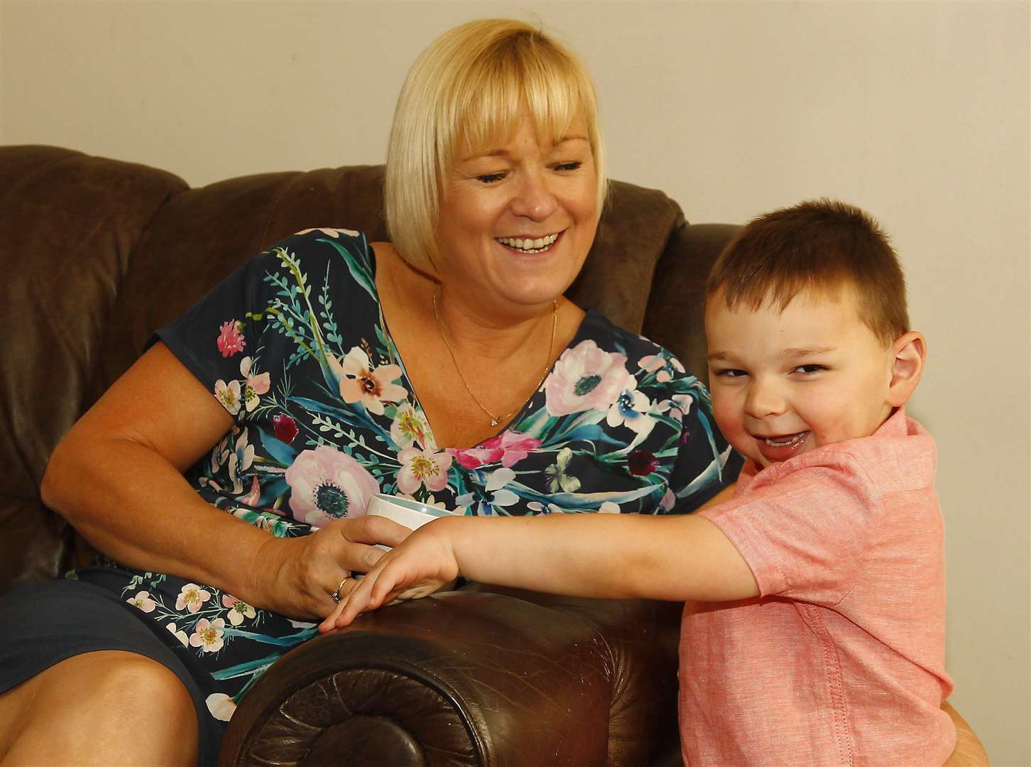 Tony and mum Paula Hudgell