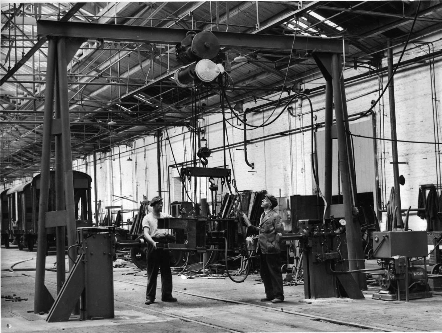 The works in 1949. Picture: Steve Salter