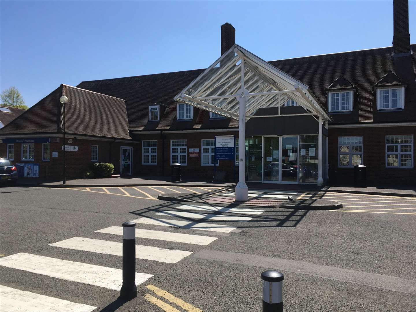 Sittingbourne Memorial Hospital had been on lockdown since noon