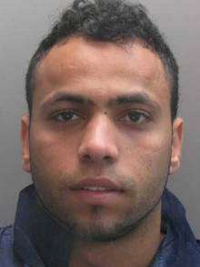 Ahmed Bero, of St Mary's Road, Gillingham, was jailed for a knife attack on the Tube