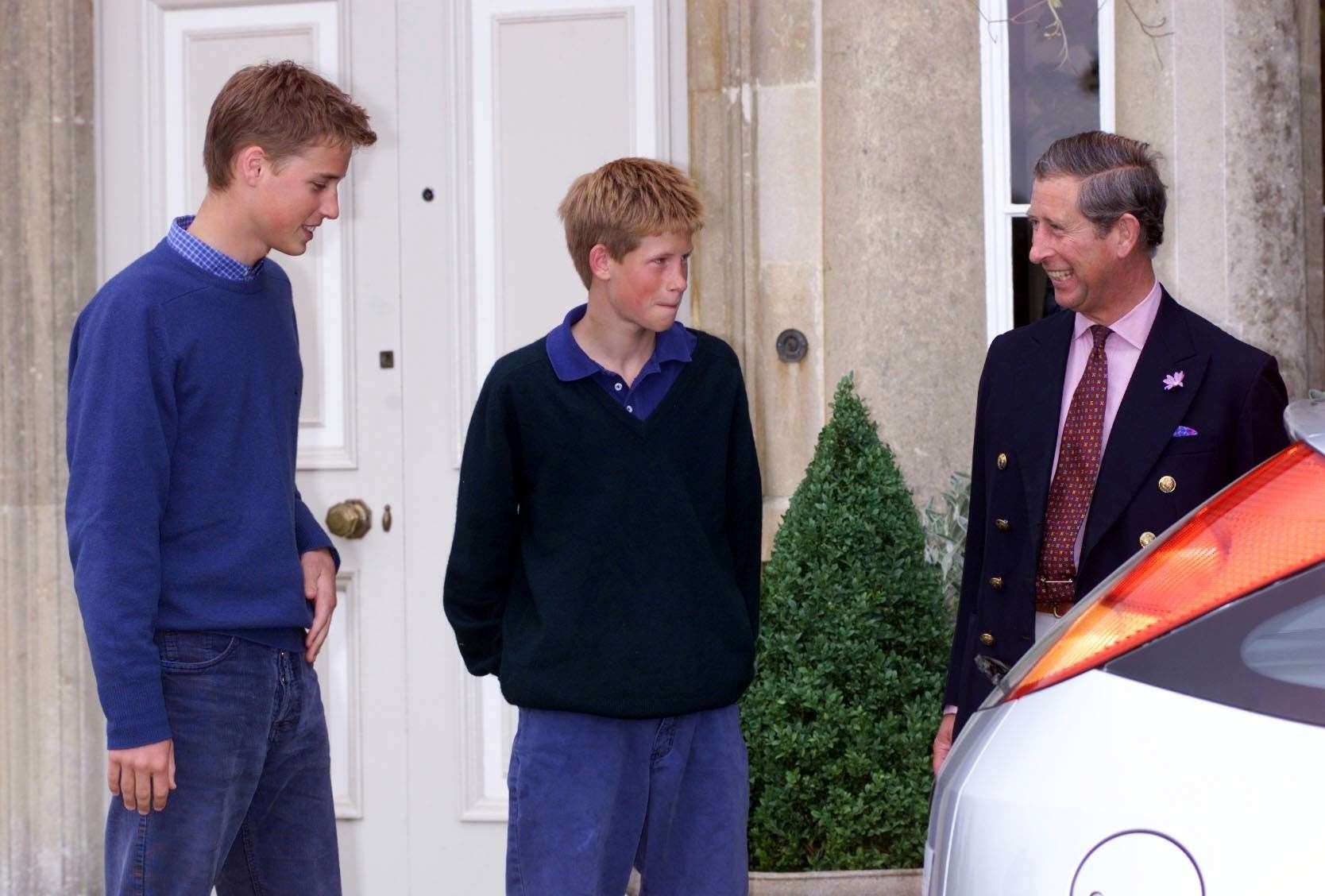 Charles, William and Harry in 1999 (Toby Melville/PA)