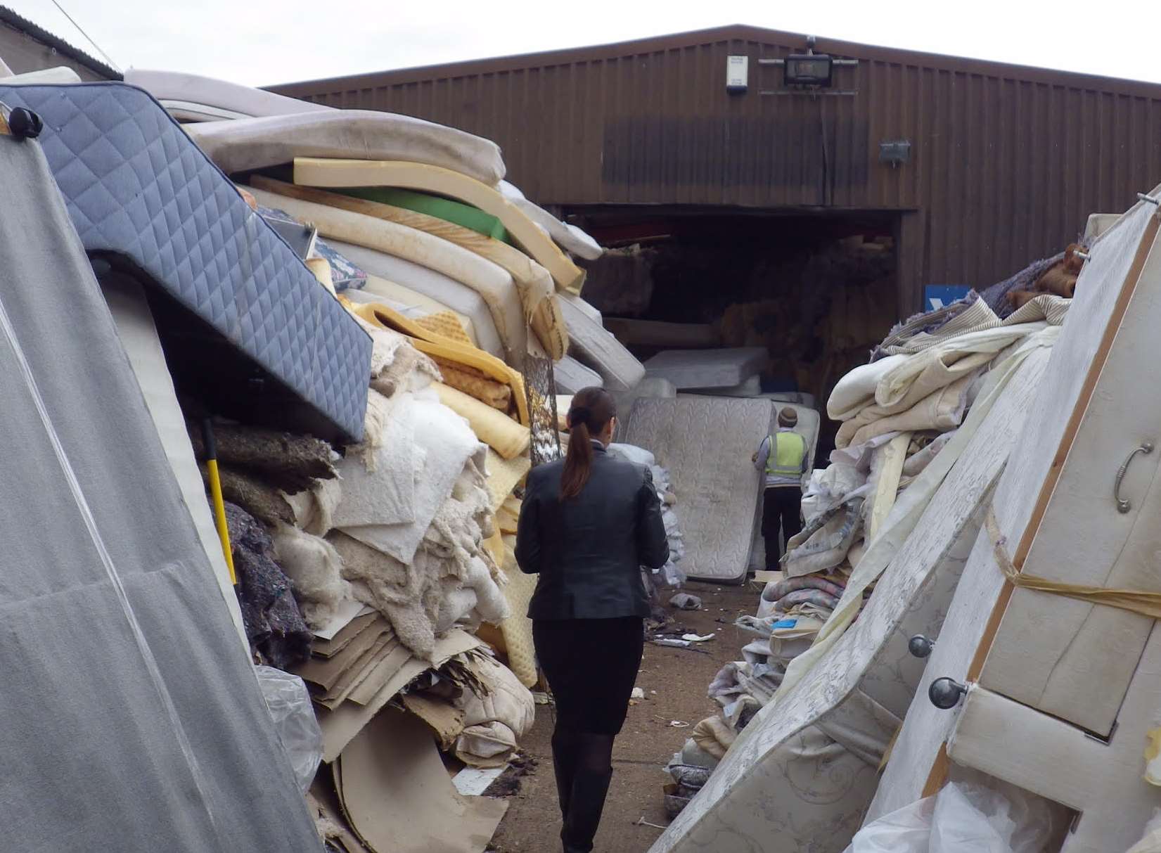 Mattresses stored at the Smarden unit