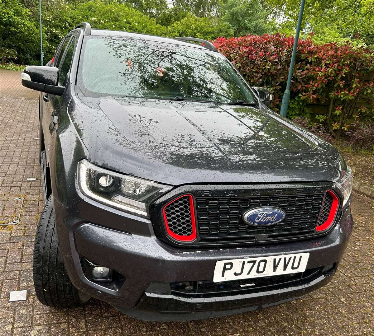 Jordan Wisbey’s £25,000 limited-edition Ford Ranger was nabbed from his driveway