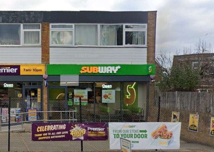 The nearest Subway is in Larkfield